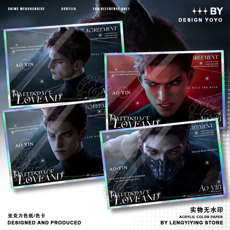 Board Game Anime - ヴァルコ ‌ ダブルフラッシュアクリルカラーペーパーラブアンドディープスペースコレクティングゲームカードオーナメントアニメグッズ誕生日プレゼント