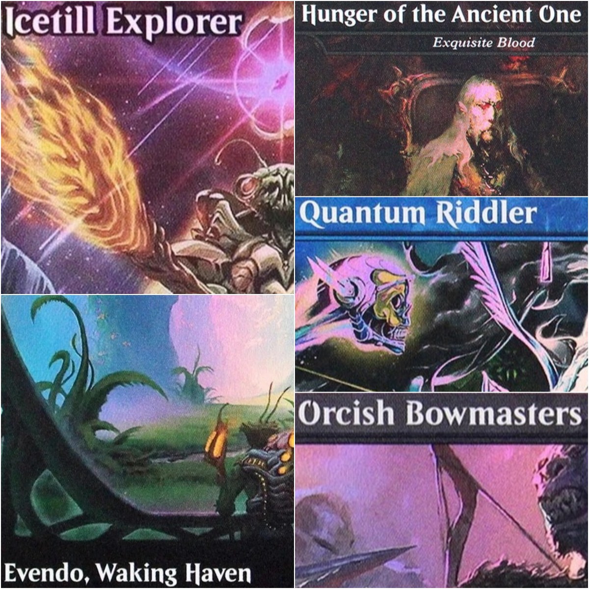 Board Game Research - フォイル「アイスティル・エクスプローラー/ザ・バニヤン・ツリー/ロータス・コブラ」TCG Mプロキシカード最高品質ボードゲームトレーディングカード