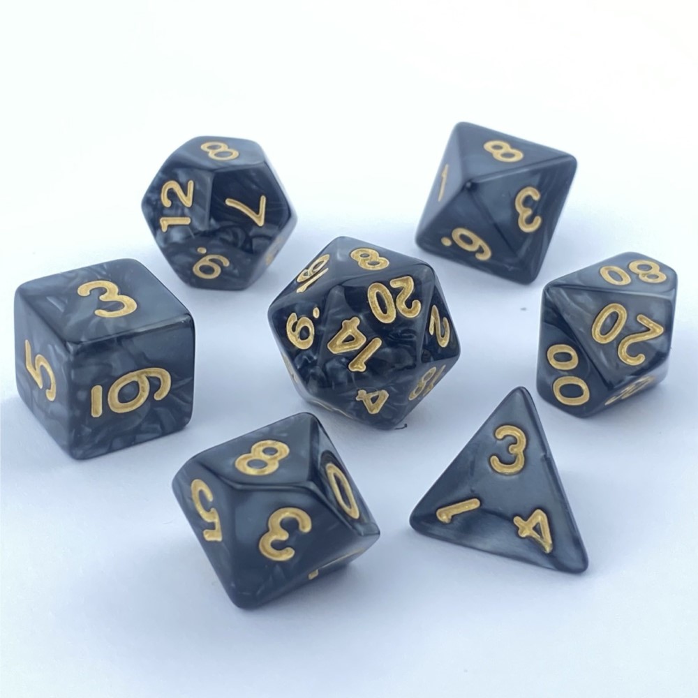 Game Token Counter - 7 個のサイコロセットボードゲームロールサイコロギャラクシーテーマ多面体サイコロ素晴らしいカラフルな宇宙効果 DND アクセサリーおもちゃギフト用