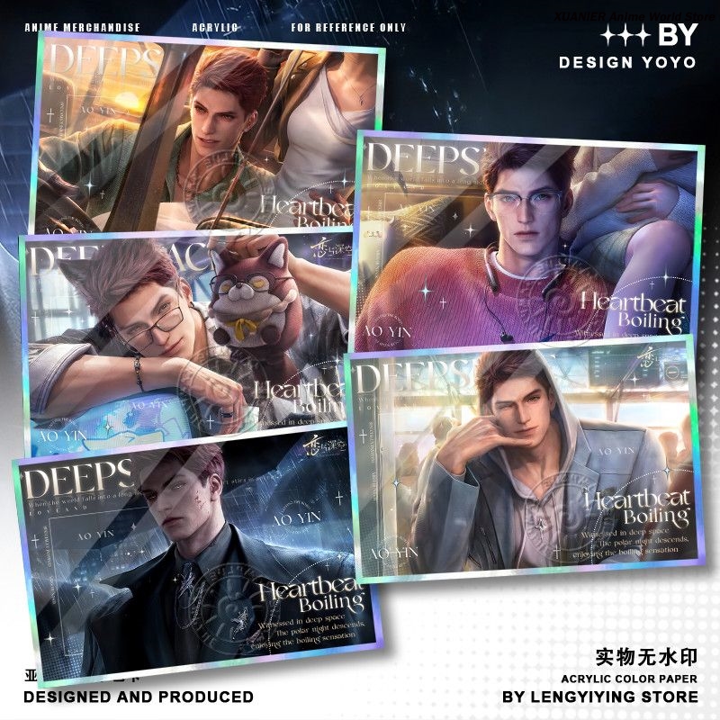 Board Game Anime - アニメラブアンドディープスペースゲームヴァルコテーマアクリル色紙コスプレサインボードゲームサインカードギフト