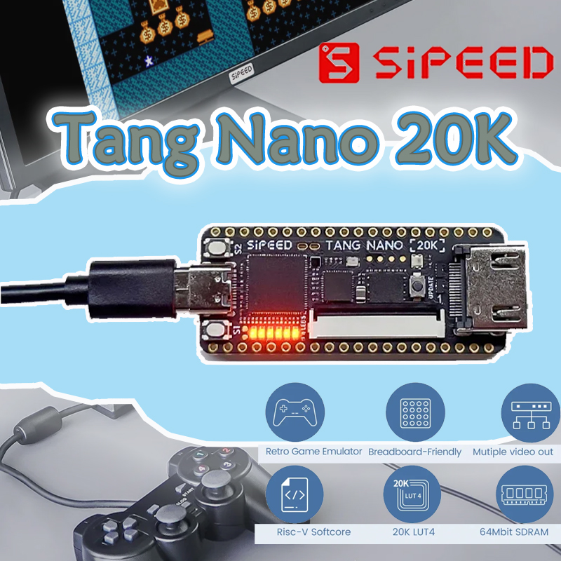 Board Game Film - 新しいSipeed Tang Nano 20K FPGAボード RISC-V