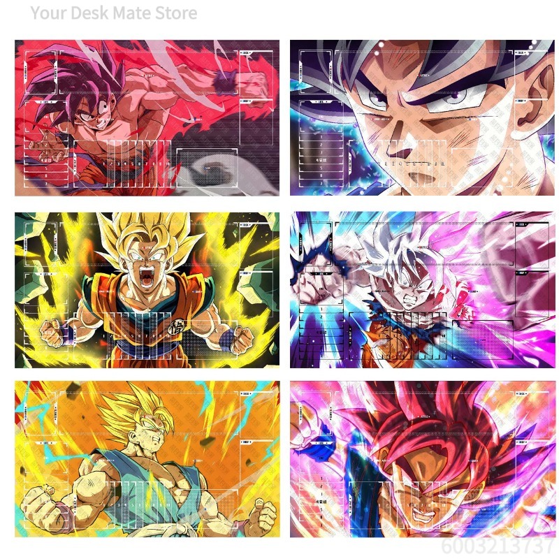 Board Game Solo - DCG 英語版ドラゴンボール TCG プレイマット孫悟空超サイヤ人ラバーシングルプレイヤーバトルボードゲームマットおもちゃギフト