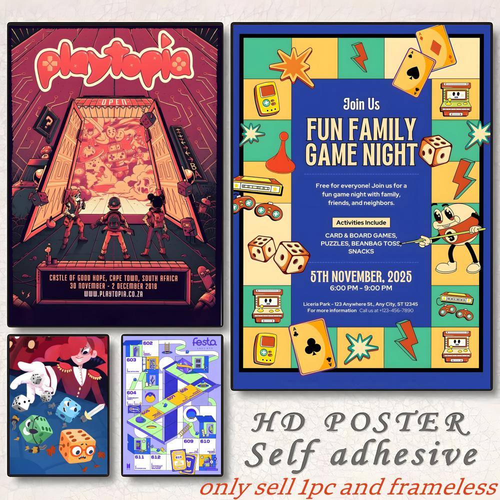 ベルリンブレットシュピールコンボードゲームポスターポスター絵 - Board Game Film のレビューと価格
