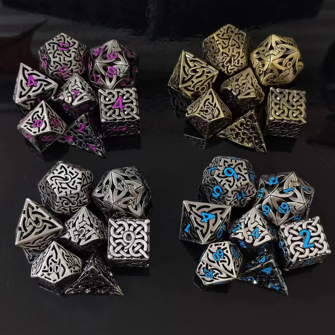 7ピースのコスプレ衣装,真ちゅう製のゴールドカラーのアクセサ - Board Game Dnd のレビューと価格