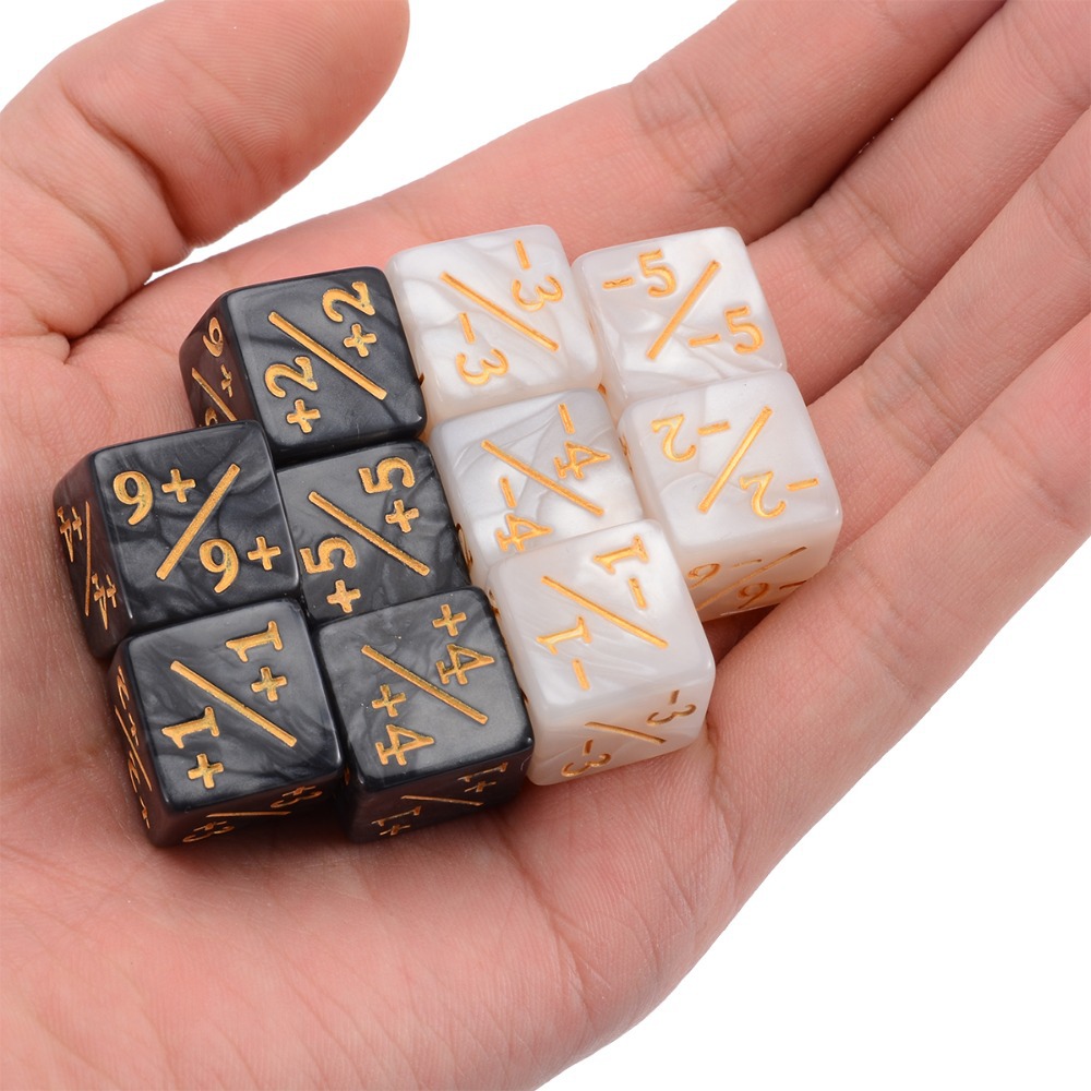 10個のダイスカウンタートークンダイス、D6ダイス、カードゲ - Game Token Counter のレビューと価格