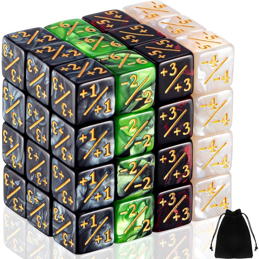 48個のカウンターダイス -1/+1カウンター 能力キーワー - Game Token Counter のレビューと価格