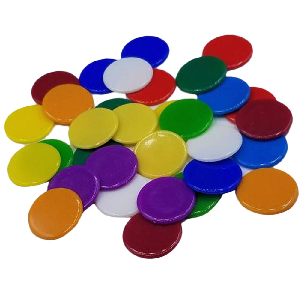 100 個ビンゴチップ小さなカウント学習カウンターマーカーデ - Game Token Counter のレビューと価格