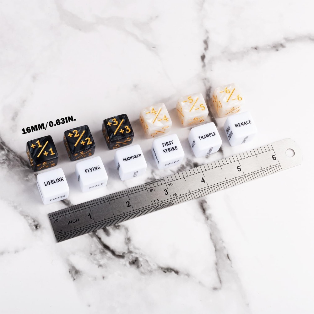 48個のカウンターダイスと1個のMTGダイスカウンターセット - Game Token Counter のレビューと価格