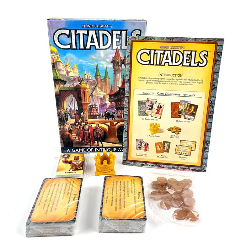 フォートレス改訂版 クラッシュ 中世都市建設戦略 ブラフゲー - Board Game Solo のレビューと価格