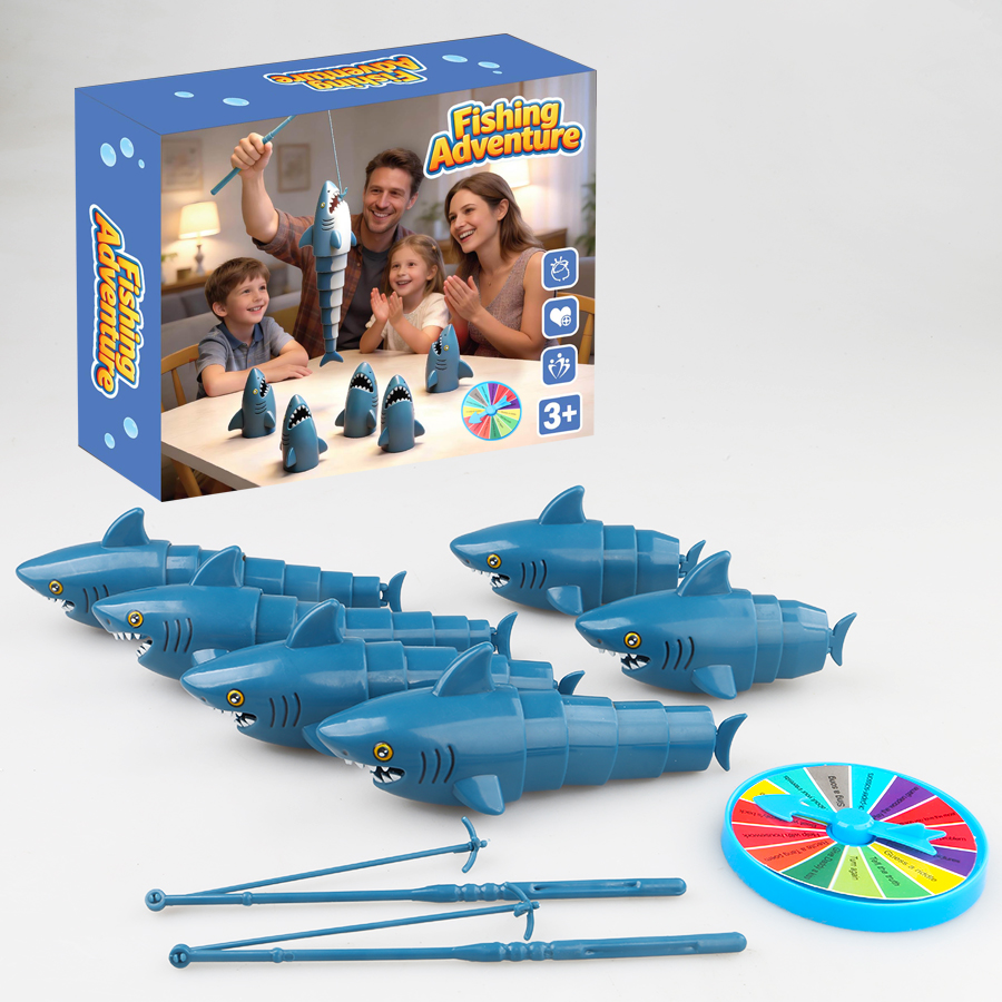 人気のサメスタイル釣りボードゲーム、インタラクティブな卓上ゲ - Board Game Harvest のレビューと価格