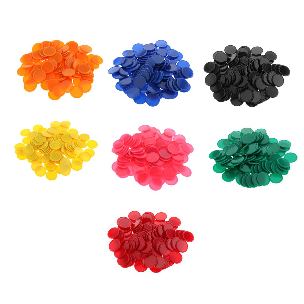 100個 プラスチック学習カウンターディスク ビンゴチップカ - Game Token Counter のレビューと価格