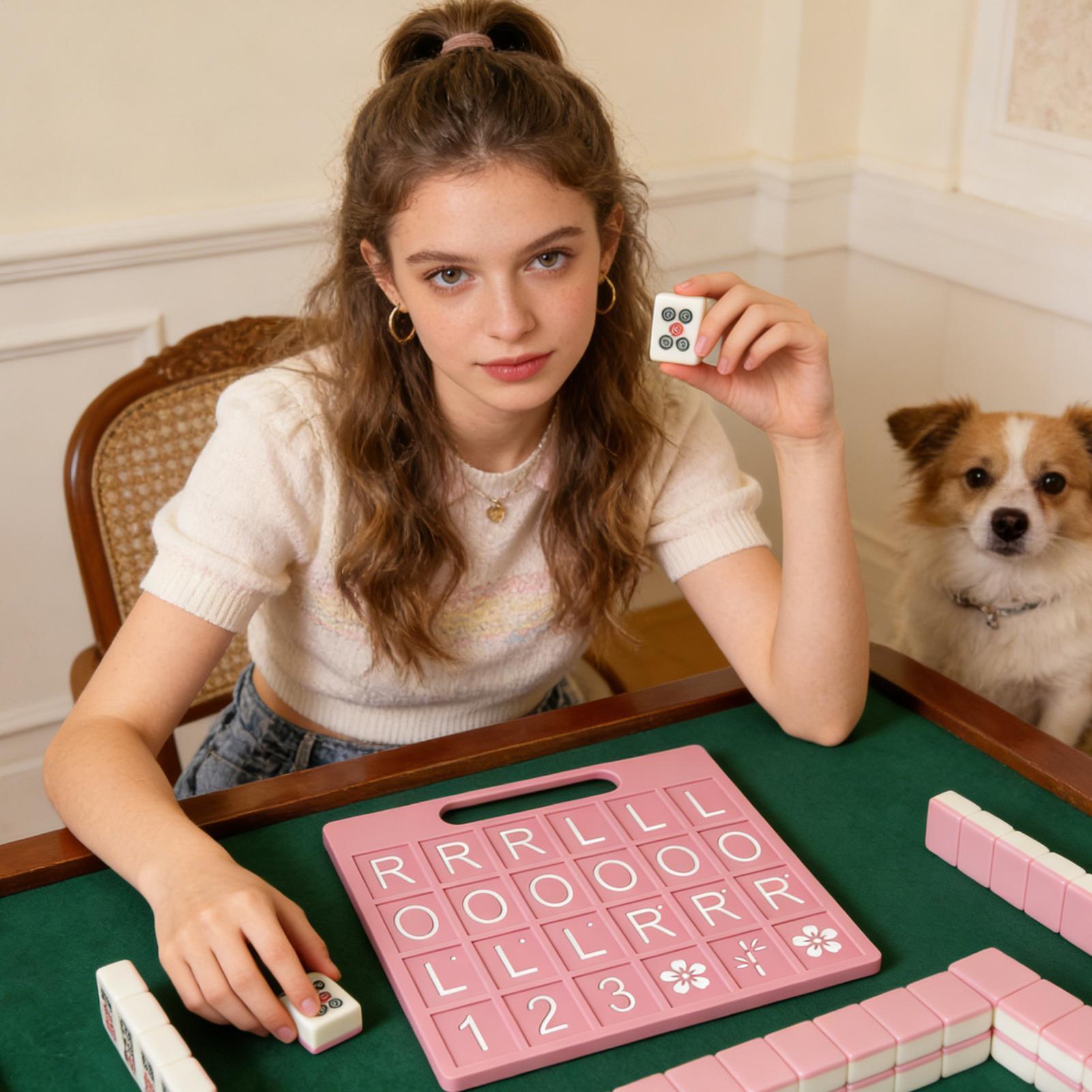 ソロ麻雀ボード 24 スロット ポータブル アメリカン ファ - Board Game Solo のレビューと価格
