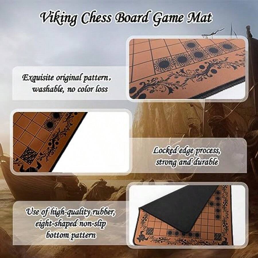 HNEFATAFL: バイキングチェスボードゲーム、本格的な - Board Game Vikings のレビューと価格