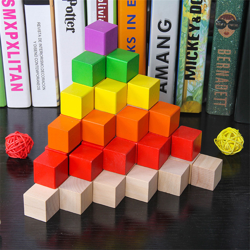 30 ピース/ロット 2X2CM 木製カラフルなキューブビル - Board Game Dnd のレビューと価格