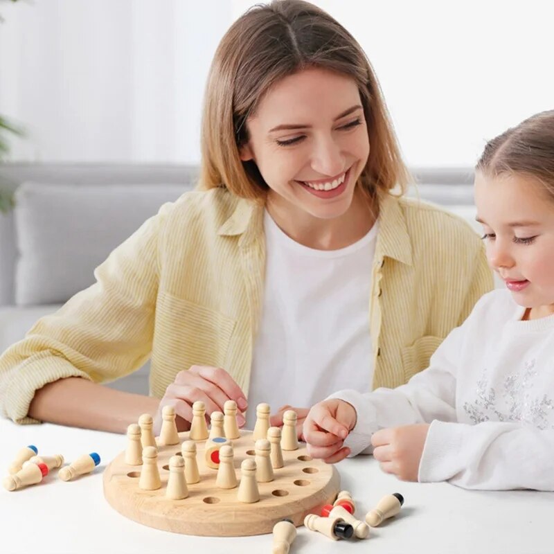 就学前児向けパズル記憶力チェスおもちゃ、赤ちゃんの脳記憶力ト - Board Game Life のレビューと価格
