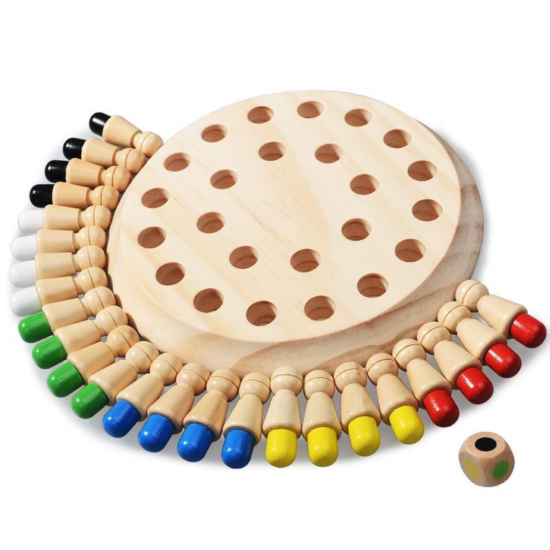 木製パズルおもちゃモンテッソーリ教育学習色感覚 BeBe メ - Board Game Life のレビューと価格