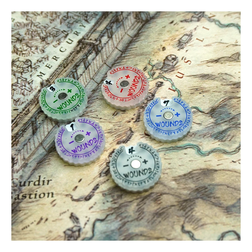 20ミリメートル傷トラッカー1セット/1セット - Game Token Counter のレビューと価格