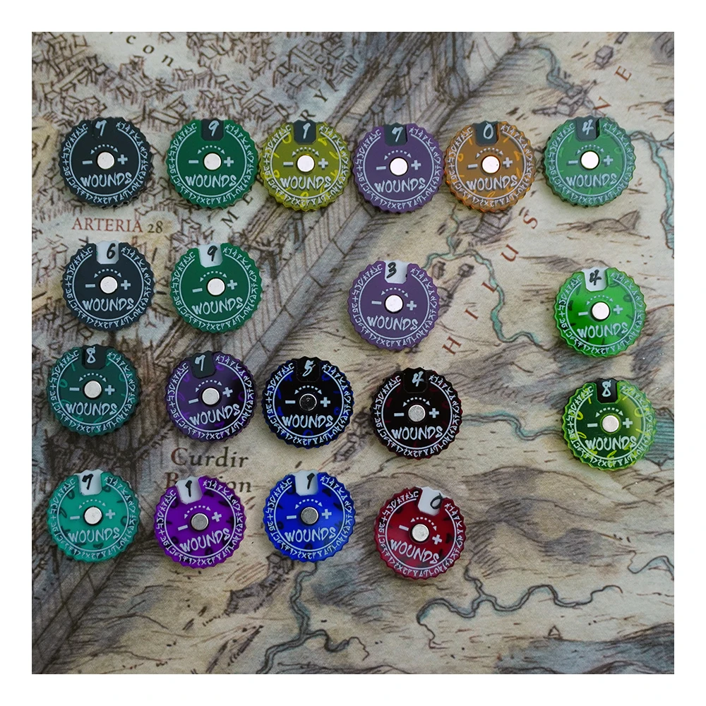 20ミリメートル傷トラッカー1セット/1セット - Game Token Counter のレビューと価格