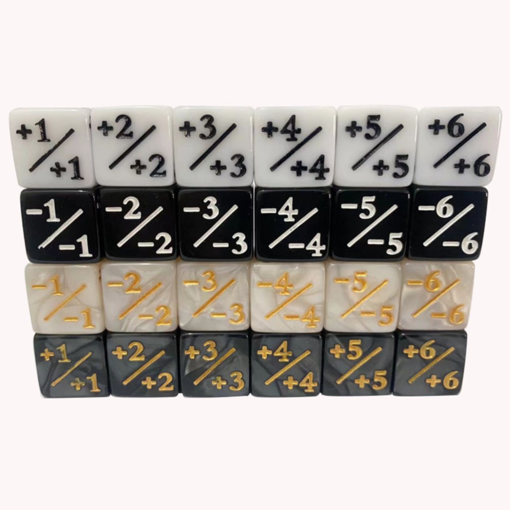 10 個 16 ミリメートル 6 サイドダイスカウンター + - Game Token Counter のレビューと価格
