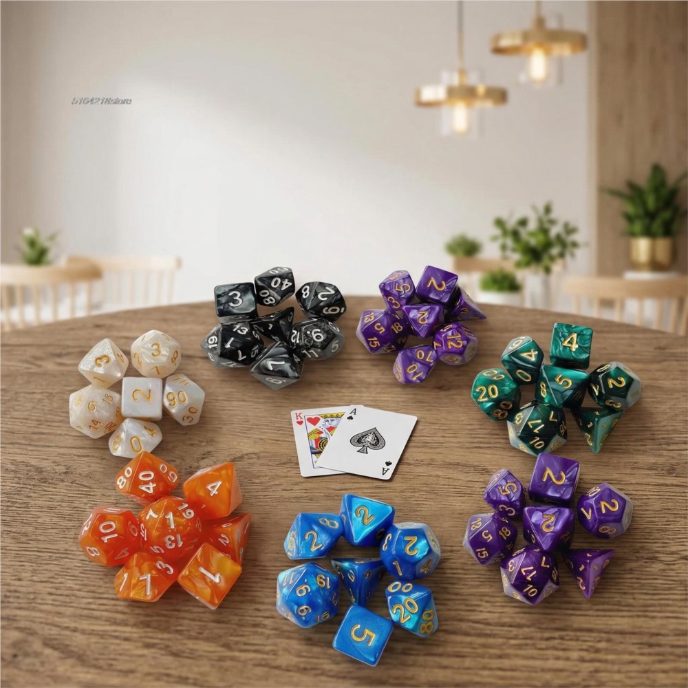 7 個セットサイコロボードゲームロールサイコロギャラクシーテ - Game Token Counter のレビューと価格