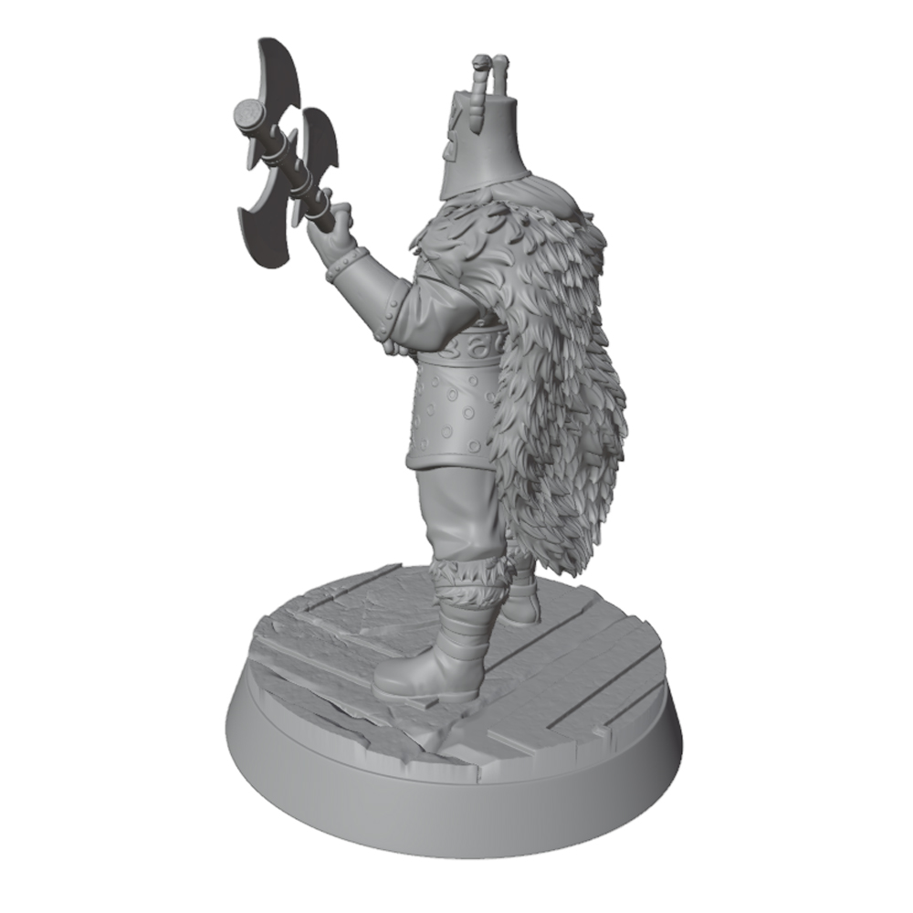 1/24北欧バイキング斧を舞う戦士のミニチュア樹脂モデル、ボ - Board Game Vikings のレビューと価格